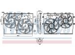 NISSENS Lüfter, Motorkühlung 850001 für Fiat Peugeot Vaughall