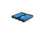 UFI Filter, Innenraumluft 3424300 für BMW RENAULT
