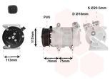 VAN WEZEL Kompressor, Klimaanlage 0200k185 für ROV/TRI/JAG/AUS/MG LAND ROVER