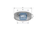 UFI Luftfilter 2779700 Filtereinsatz 129mm für ROVER Ford Mercedes
