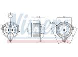 NISSENS Innenraumgebläse 87572 für Iveco