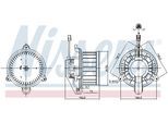 NISSENS Innenraumgebläse 87579 für Mercedes