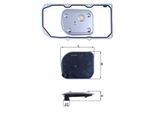 MAHLE Hydraulikfilter, Automatikgetriebe hx158d1 für Mercedes