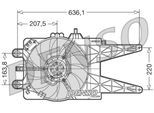 DENSO Lüfter, Motorkühlung der09015 für Fiat