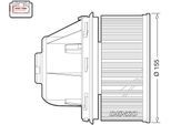 DENSO Innenraumgebläse dea10053 für Ford