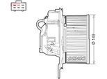 DENSO Innenraumgebläse dea32005 für VW