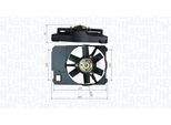 MAGNETI MARELLI Lüfter, Motorkühlung 069422800010 für Citroën/Peugeot ALFAROME/Fiat/LANCI