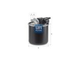 UFI Kraftstofffilter 24a7900 Filtereinsatz 100mm für Mercedes