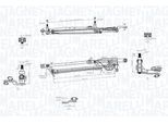 MAGNETI MARELLI Wischergestänge 085570700010 vorne für Opel Ford