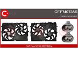 CASCO Elektromotor, Kühlerlüfter cef74072as für Fiat Citroën/Peugeot