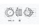 MAGNETI MARELLI Innenraumgebläse 069412722010 für BMW