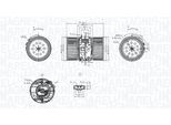 MAGNETI MARELLI Innenraumgebläse 069412748010 für Vaughall NISSAN RENAULT ALFAROME/Fiat/LANCI