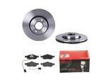 BREMBO Bremsensatz, Scheibenbremse Bremsensatz-Vorderachse ijdtide737 Vorderachse innenbelüftet 278mm 24mm für Ford MERCURY