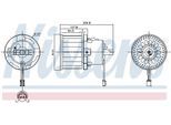 NISSENS Innenraumgebläse 87610 für Peugeot