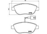 BREMBO Bremsensatz, Scheibenbremse Bremsensatz-Vorderachse COATED DISC LINE / STANDARD ijzjsgfja5 Vorderachse innenbelüftet 284mm 22mm für Peugeot OPE