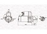 MAGNETI MARELLI Starter 063721257010 für Opel Volvo Fiat SAAB Ford