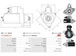 AS-PL Starter s0672s für VW
