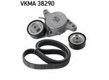 SKF Keilrippenriemensatz vkma38290 für Vaughall CHEVROLET MINI TOYOTA