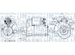 MAGNETI MARELLI Starter 063721275010 für Ford MAZDA
