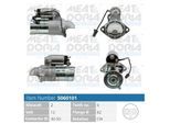 MEAT & DORIA Starter 5060101 für Opel CHEVROLET