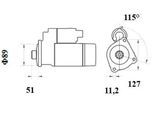 MAHLE ms887 für Mercedes MITSUBISHI