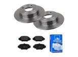 ATE Bremsensatz, Scheibenbremse ijf141dx05 Hinterachse voll 240mm 7mm für NISSAN