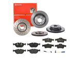 BREMBO Bremsensatz, Scheibenbremse Bremsensatz-Vorn und Hinten sg00000ebq Vorderachse Gelocht/innenbel. 330mm 22mm für Mercedes Chrysler VW Skoda