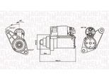 MAGNETI MARELLI Starter 063721330010 für Skoda VW