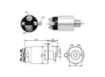 MEAT & DORIA Magnetschalter, Starter 46280 für Ford MITSUBISHI