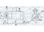 MAGNETI MARELLI Starter 063720349010 für HYUNDAI MITSUBISHI
