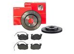 BREMBO Bremsensatz, Scheibenbremse Bremsensatz-Vorderachse MAX LINE / STANDARD sk8k0f1c33 Vorderachse Geschlitzt 238mm 20mm für Citroën Peugeot RENAUL