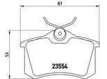 BREMBO Bremsensatz, Scheibenbremse ijzjsggoo5 Hinterachse voll 245mm 10mm für Peugeot MG (SAIC) Roewe Skoda Citroën Audi EUROPESTAR NISSAN SEAT