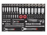 SONIC EQUIPMENT Werkzeugmodul Nusssatz 1/4, 3/8 und 1/2 SFS-M 93-tlg. 309302