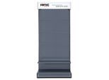 SONIC EQUIPMENT Bodendisplay Ausstellungswand 1m inklusive Haken und Leuchte 47796