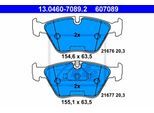 ATE Bremsensatz, Scheibenbremse ijzjsgicx4 Vorderachse belüftet 296mm 22mm für BMW