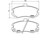 BREMBO Bremsensatz, Scheibenbremse Bremsensatz-Vorn und Hinten sg00000ehq Hinterachse voll 280mm 10mm für HYUNDAI KIA MAZDA (BEIJING) (DYK