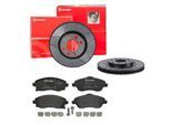 BREMBO Bremsensatz, Scheibenbremse Bremsensatz-Vorderachse MAX LINE / STANDARD sk8k0f39h7 Vorderachse Geschlitzt 260mm 24mm für Opel Vaughall GENERAL