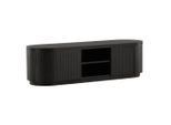 Livetastic , Schwarz , Holzwerkstoff , 160x45x48 cm , stehend , Wohnzimmer, TV-Möbel, TV- & Lowboards