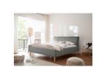 P & B , Hellgrau , Textil , Esche , 180x200 cm , Reach, Goldenes M ,