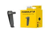Halterung SCHELLENBERG "für Handsender von Garagentorantrieben, Powerlift Sonnenblenden-Clip", grau (anthrazit), B:3,7cm H:3,7cm T:8,2cm, Acrylnitril-Butadien-Styrol (ABS), Gerätehalterungen, zur Montage an der Autosonnenblende, anthrazit