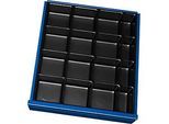 Rau Einteilungs-Set, modular kombinierbar, für Schubladen/Kästen/Boxen, nicht ESD-leitfähig