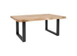 Landscape Couchtisch, Eiche, Holz, Wildeiche, massiv, rechteckig, U-Form, 75x45x110 cm, Wohnzimmer, Wohnzimmertische, Couchtische