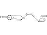 BOSAL Endschalldämpfer 287357 für Ford