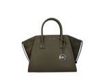 Michael Kors Groene Leren Handtas