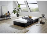Polsterbett "Osaka", schwarz, B:125cm L:205cm, Bezug:Kunstleder, 100% Polyurethan, Polsterung: Polsterwatte 100% Polyester, Gestell: Holzwerkstoff, WESTFALIA SCHLAFKOMFORT, Betten, Polsterbett, auch ohne Matratze erhältlich oder in H2,H3 und H4 erhältich