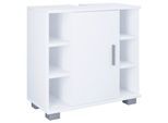 Waschbeckenunterschrank Zalo M ca. 60x58x30 cm Weiß
