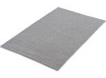 Badematte KLEINE WOLKE "Chrissy", grau, H:10mm, Baumwolle, Badematten, Badematte, Badteppich, Uni Farben