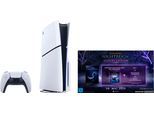 PLAYSTATION 5 Konsolen-Set "PS5 Disk Edition (Slim) + Elden Ring Nightreign Seekers Edition", schwarz-weiß (weiß, schwarz), B:21,6cm H:35,8cm T:9,6cm, Spielekonsolen
