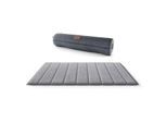 Knuffelwuff tragbare Reisematte Linea Travel aus Velours grau L