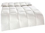 Daunenbettdecke RIBECO "Eve Bettdecke in 135x200 und 155x220cm und weiteren Größen", weiß, B:200cm L:220cm, Bezug: 100% Baumwolle. Füllung: 90% Daunen, 10% Federn, Bettdecken, Daunenbettdecke, Topseller, Daunen und Federn, Daunendecke, Federdecke, Made in Germany